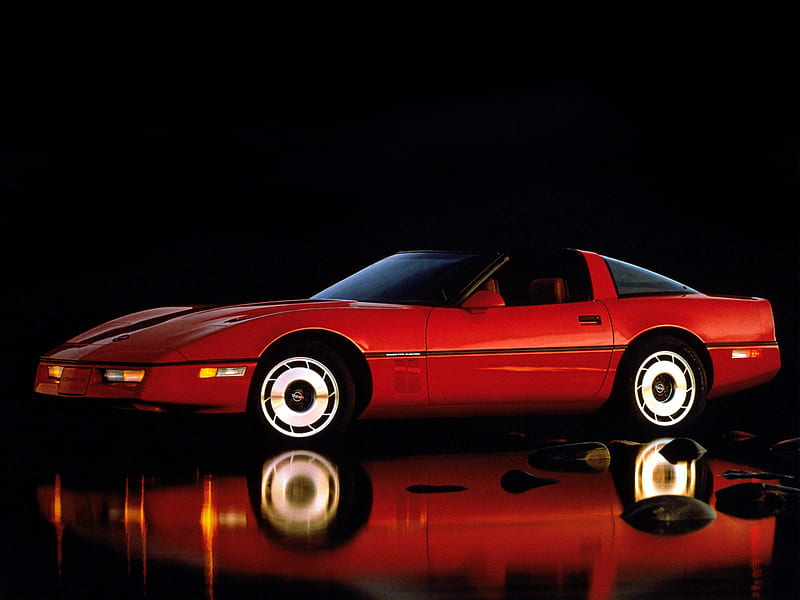 1984 Chevrolet Corvette Coupe, C4, V8, car, HD wallpaper