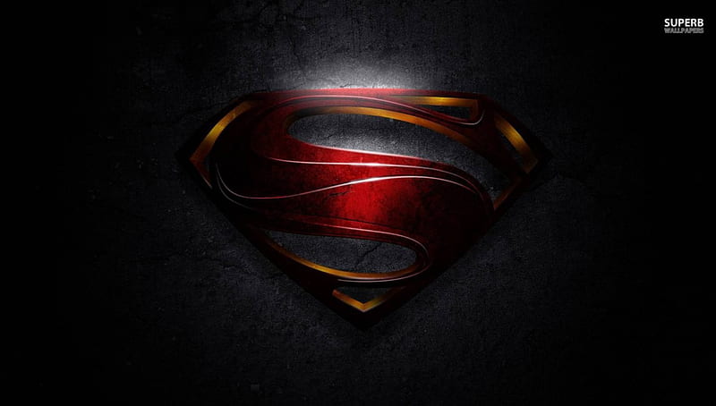 Man Of Steel, superman logo, superman, superman s, HD wallpaper