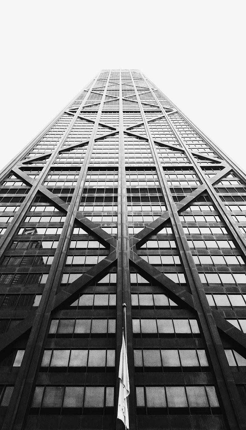 John Hancock center, building, chicago, city, edificio, skyscrapers, urban, HD phone wallpaper