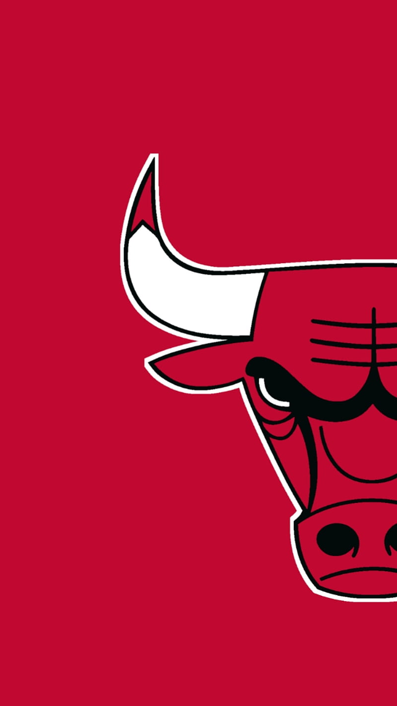 Chicago Bulls , basket, bulls, chicago, red, taureau, HD phone wallpaper