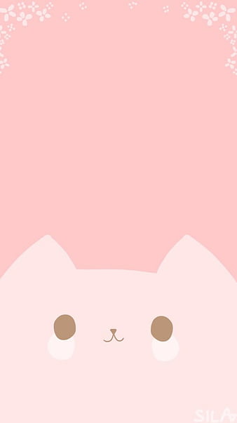 Cat, pink, HD phone wallpaper | Peakpx