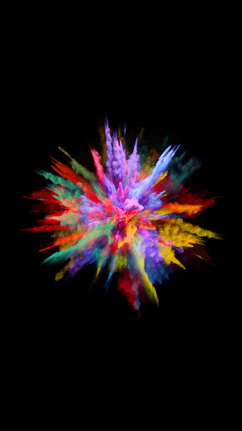 Color burst Wallpaper 4K Colorful Explosion Abstract 6667