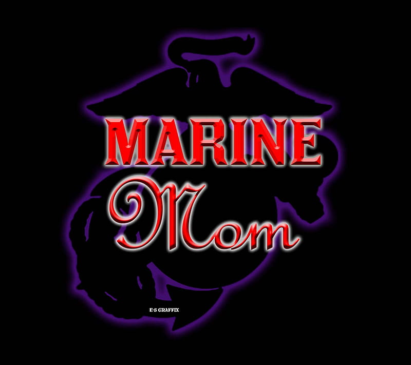 Usmc Ega Marine Mom, devil dogs, jarhead, marine mom, marines, HD wallpaper