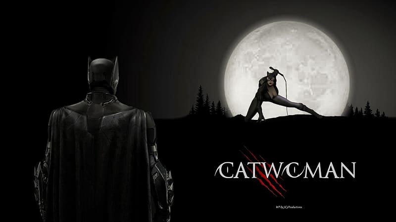 Catwoman, nexus, bruce wayne, cartoon, gotham city, selina kyle, background, , tv, 1920x1080 only, anime, movie, batman, HD wallpaper