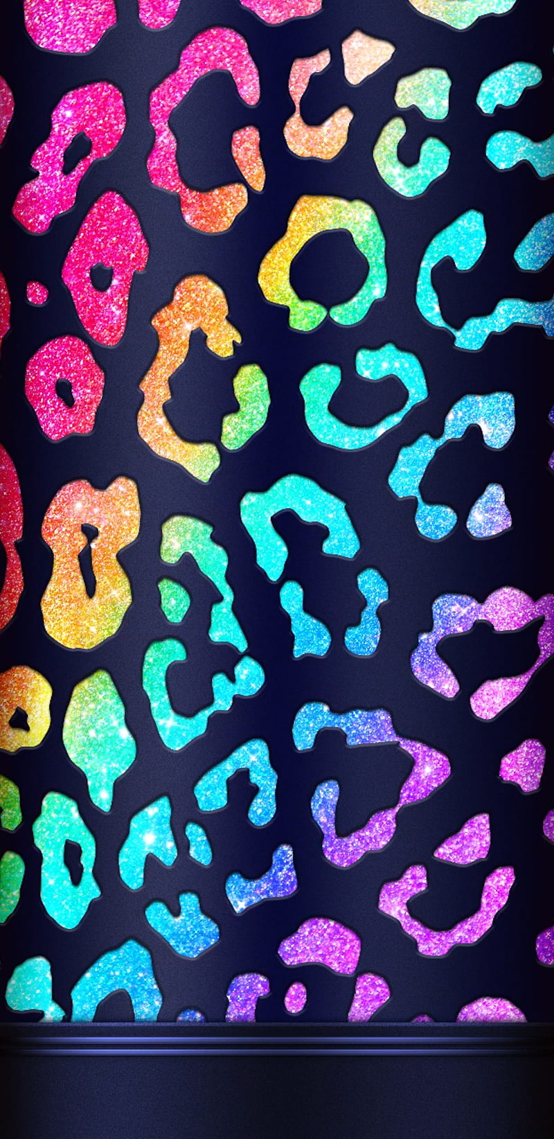Rainbow Leopard animal print girly glitter pretty sparkle HD phone  wallpaper  Peakpx