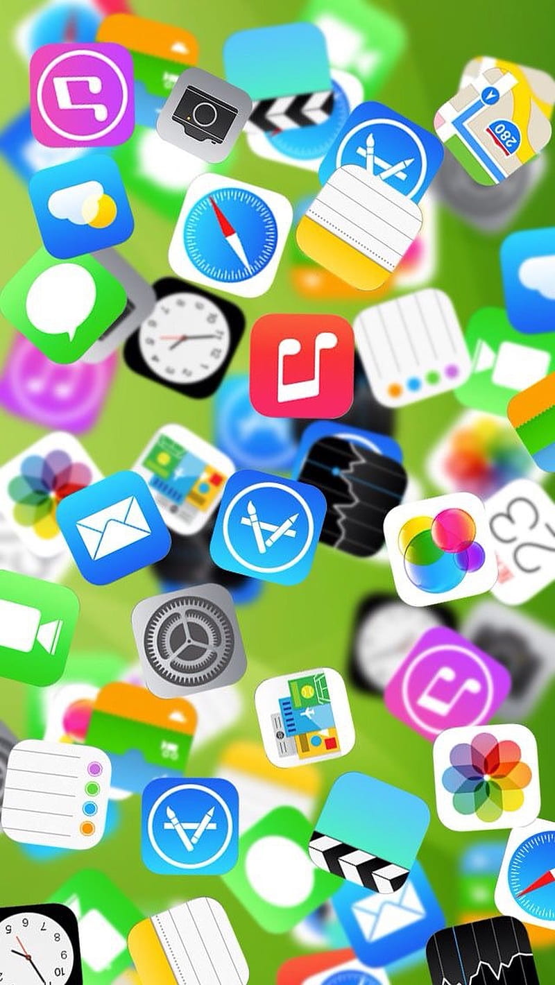 Iconic Chaos, apple, icon, HD phone wallpaper