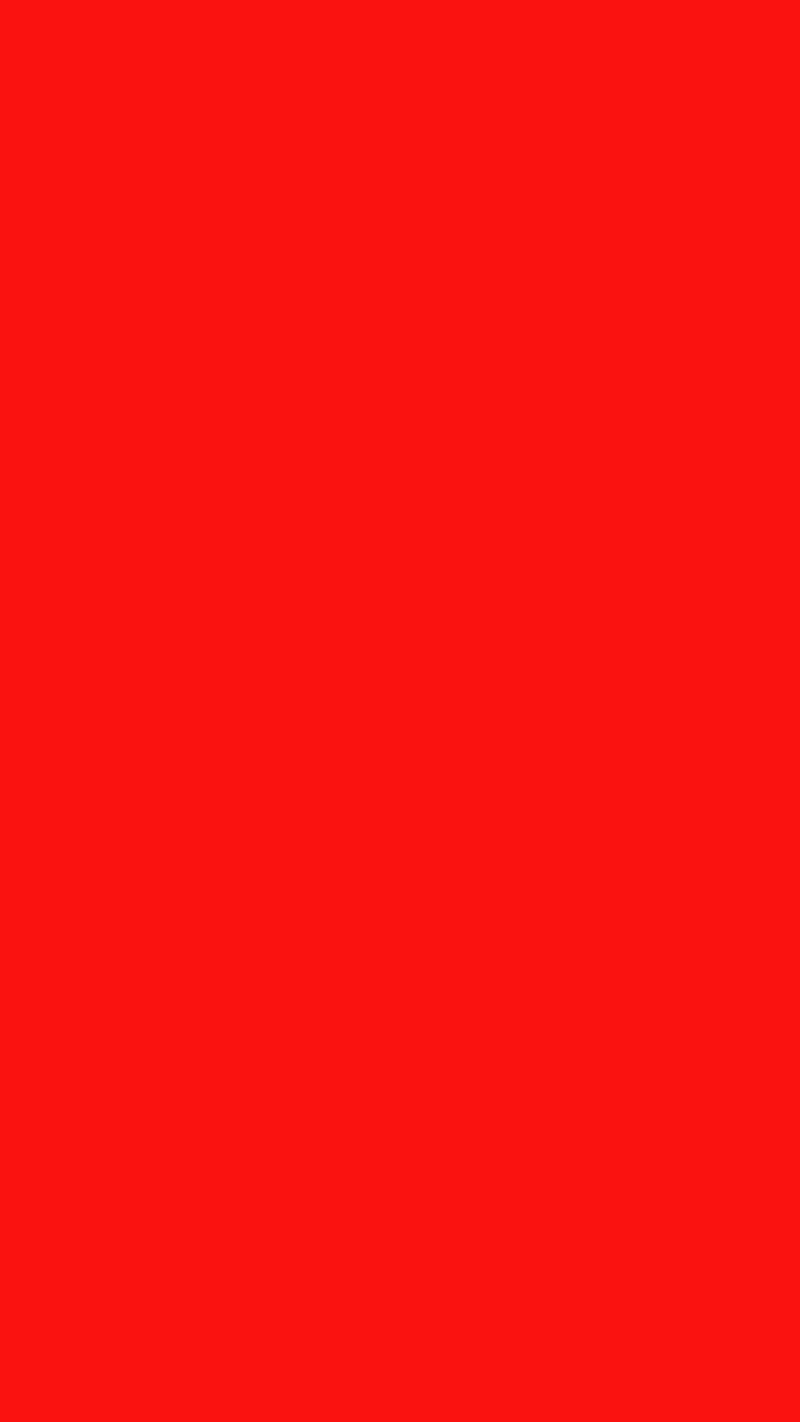 Red, plain, HD phone wallpaper