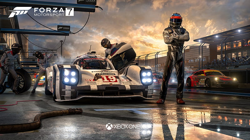 Forza Motorsport 7, 2017 games, poster, racing simulator, HD wallpaper