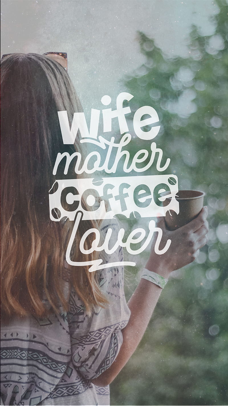 Mother Coffee Lover, TheBlackCatPrints, coffee addict, coffee cuotes, funny,  HD phone wallpaper | Peakpx