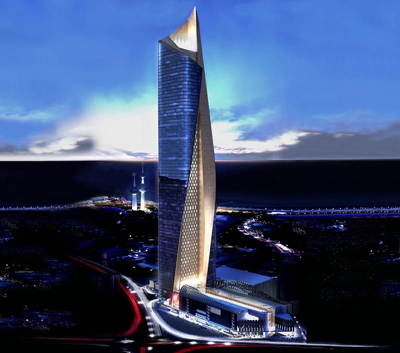 Dubai Architecture, architecture, modern, kuwait, middle east, skyline, dubai, skyscrapers, HD wallpaper