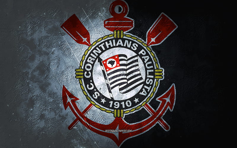 Sport Club Corinthians Paulista, Brazilian football team, white background,  Corinthians Paulista logo, HD wallpaper | Peakpx