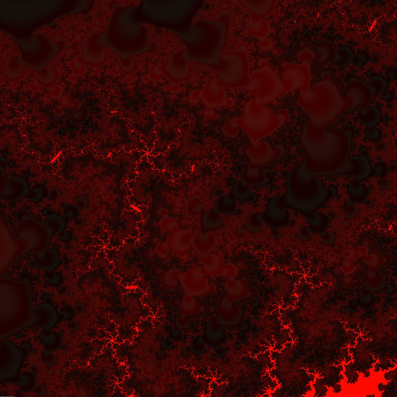 Magma, abstract, dark, fractal, lava, red, HD phone wallpaper