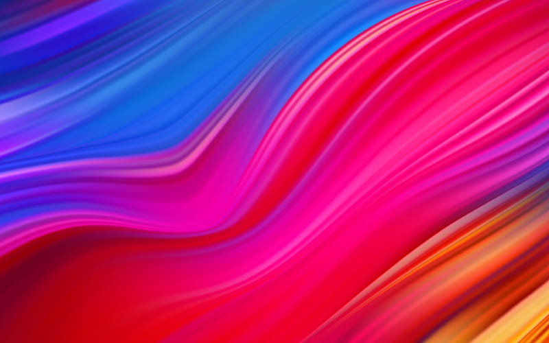 colorful abstract waves, creative, waves texture, spill texture, colorful backgrounds, abstract waves, HD wallpaper