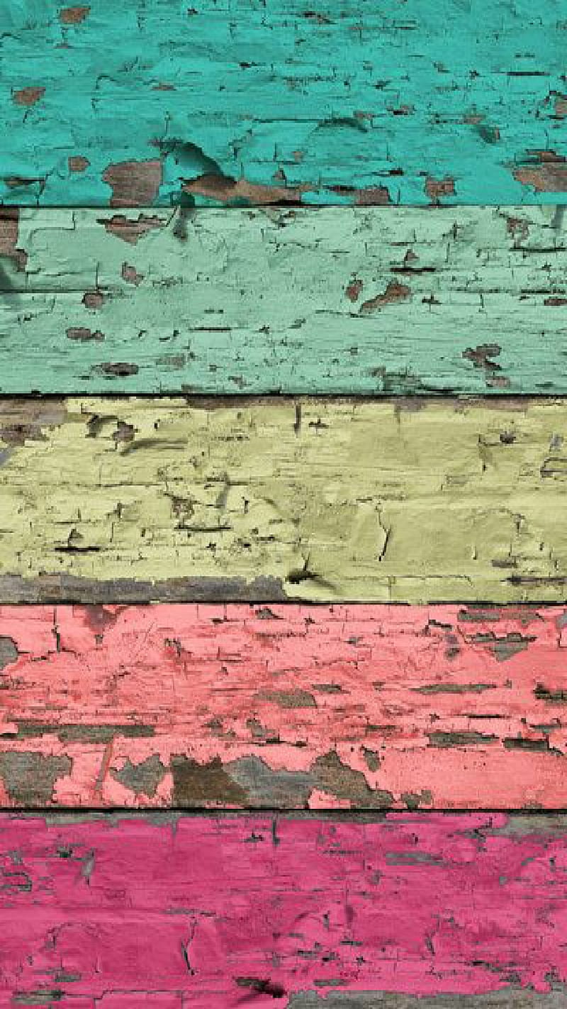Stacked, wood, paint, peeling paint, turquoise, grain, barn, rustic, HD phone wallpaper