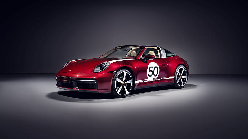 Porsche 911 Targa 4S Heritage Design Edition 2020 2, HD wallpaper
