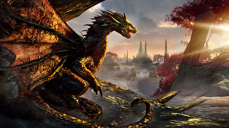 Dawn Of Dragons Artwork , artist, artwork, digital-art, , artist, HD wallpaper