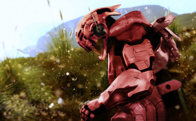 Vanquish red edition!!, vanquish, armor, red, suit, shooter, game, HD wallpaper