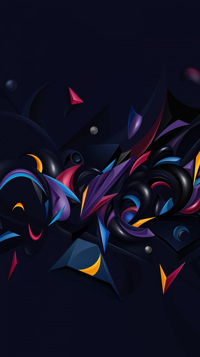Abstract, colorful, design art, graphic, HD phone wallpaper | Peakpx
