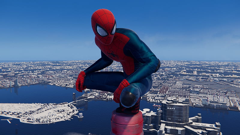 Spiderman Miles, amazing spiderman, clin gaming, miles morales, new spiderman, spider power, venom, HD wallpaper