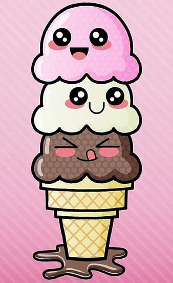 Ice Cream, cute, HD phone wallpaper