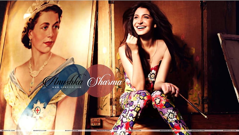 Anushka Sharma As A Painter Look, HD wallpaper