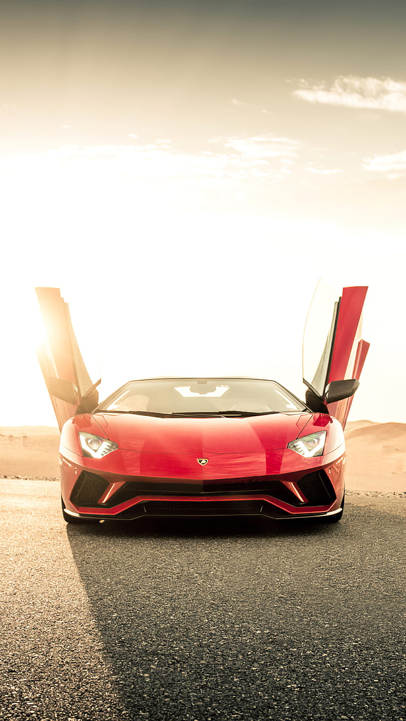 Aventador S, hq, lambo, lamborghini, luxury, red, roadster, supercar,  vehicle, HD phone wallpaper | Peakpx