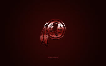 Download The Washington Redskins Logo With The Words Hail To The Redskins  Wallpaper