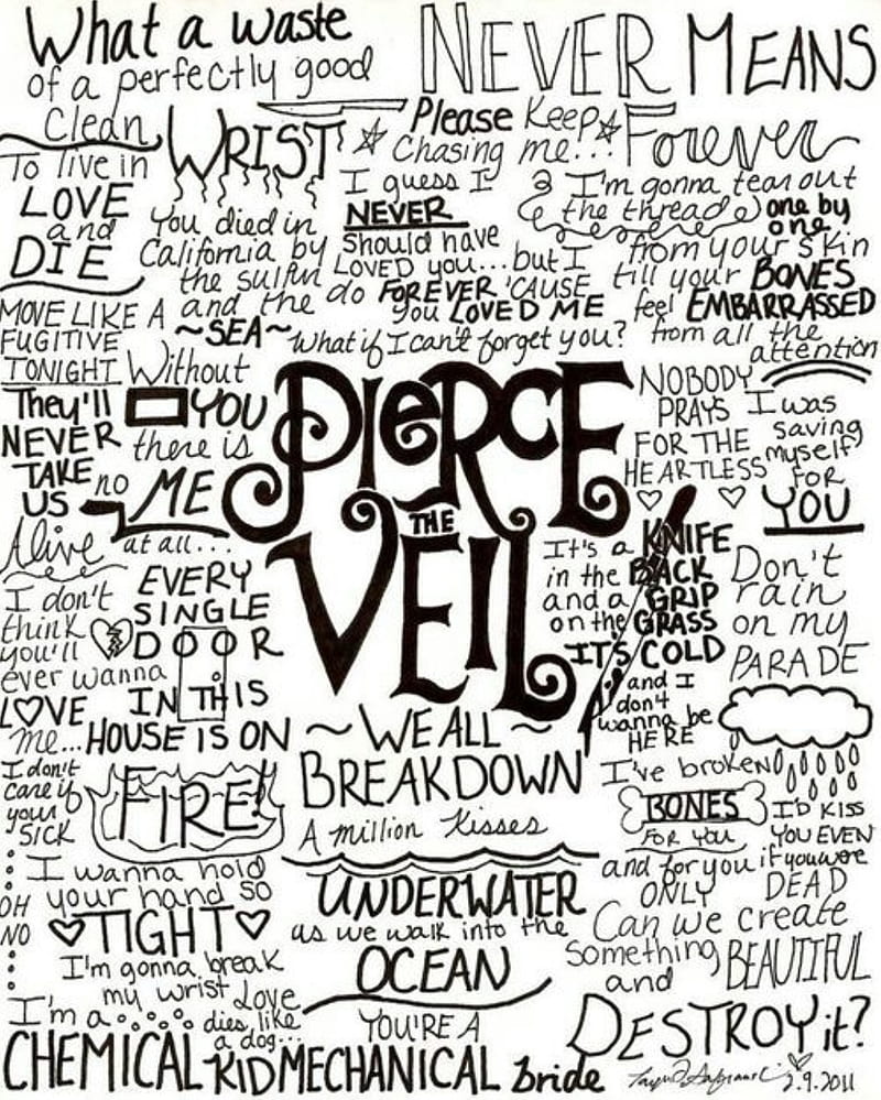 Pierce the veil, music, ptv, HD phone wallpaper