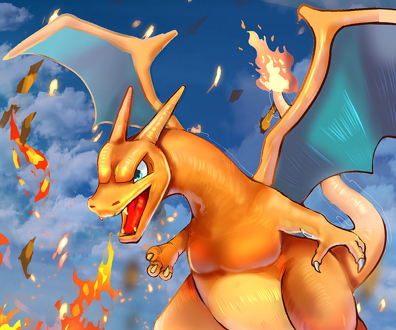 Pokémon, Pokemon: Red and Blue, Red (Pokémon), Charizard (Pokémon), Boy,  Pokeball, HD wallpaper