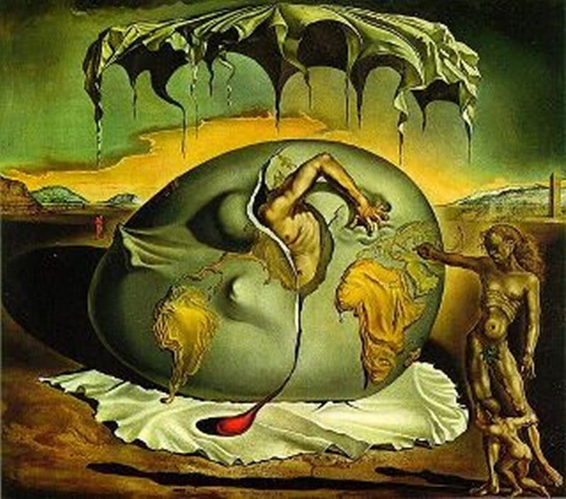 by Salvador Dali, painting, artist, art, Surrealism, HD wallpaper