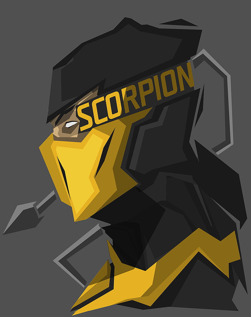 Scorpion, mortal kombat, HD phone wallpaper