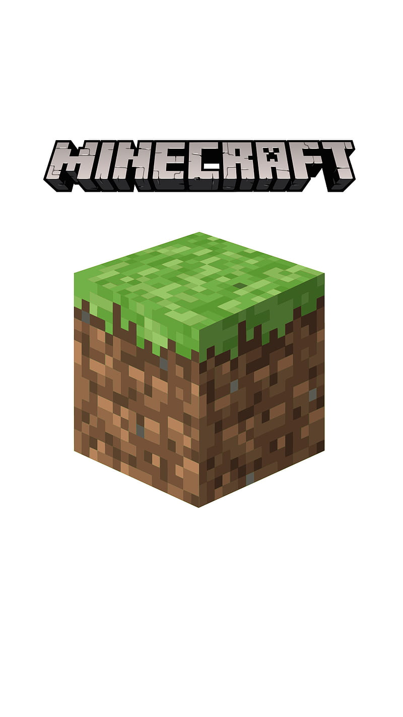 Minecraft, block, grass, video game, HD phone wallpaper