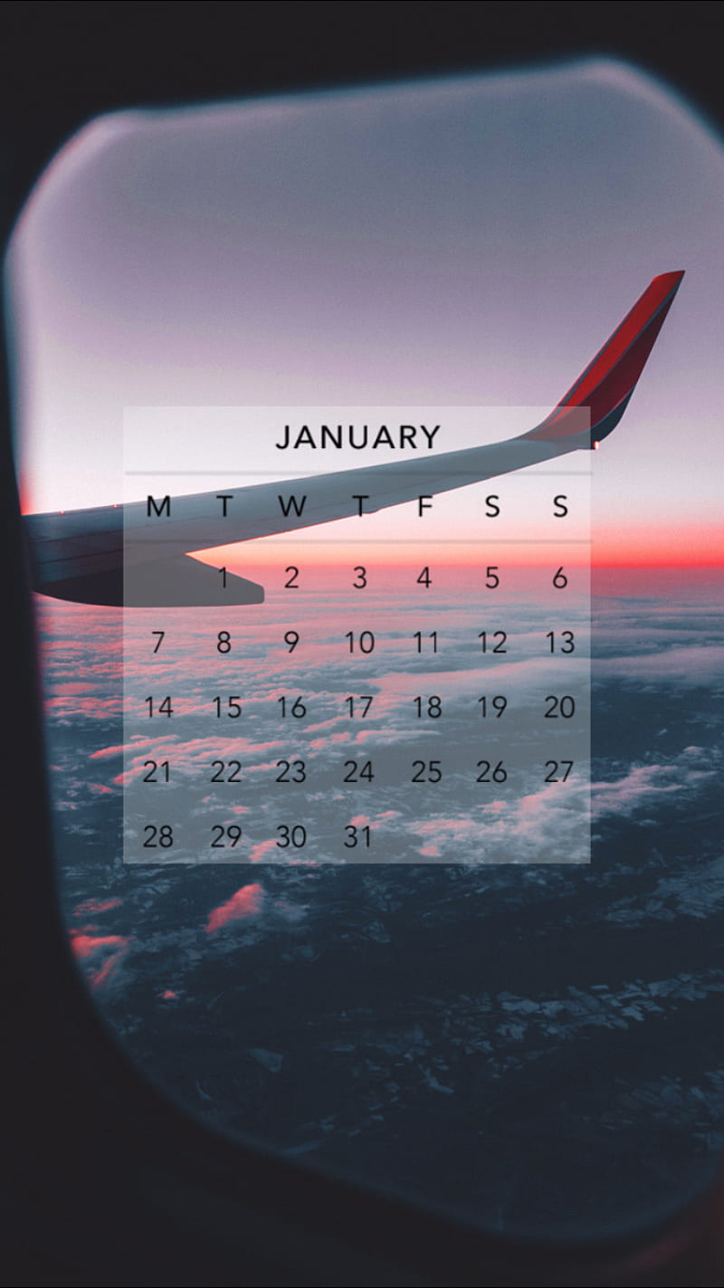 January 2019 v6, calendar, airplane, flight, jet, jets, aviation, aircraft, cockpit, private, deck, HD phone wallpaper