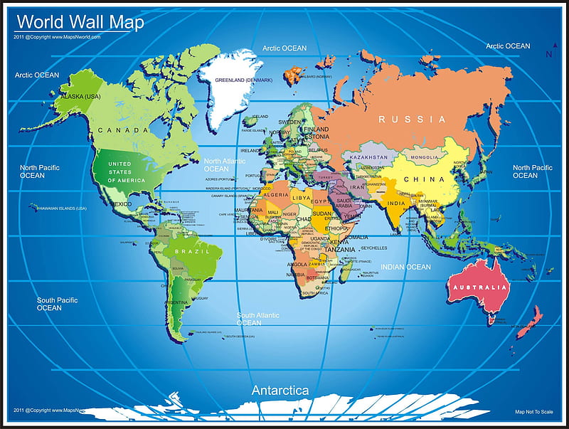 World map, Americas, Europe, Map, Africa, World, Australasia, HD wallpaper