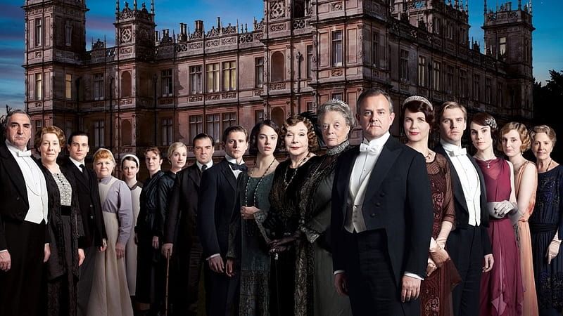 Downton Abbey, actoresses, London, TV, Hollywood, famous, actors, HD wallpaper