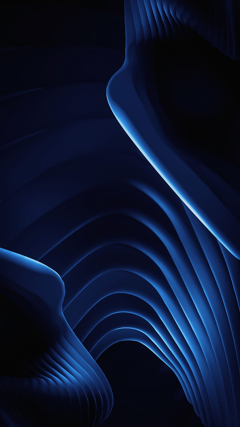Abstract dark blue, 3d, Abstract, Jakub, background, black, blue, dark, depth, jakubrupa, HD phone wallpaper