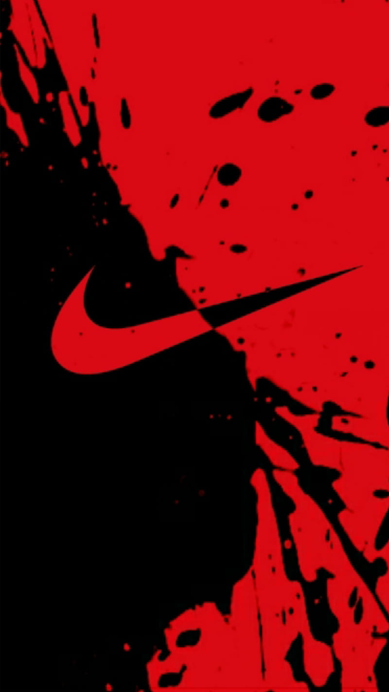 Nike, blood, brand, cool, ganster, savage, splatter, supreme, HD phone wallpaper