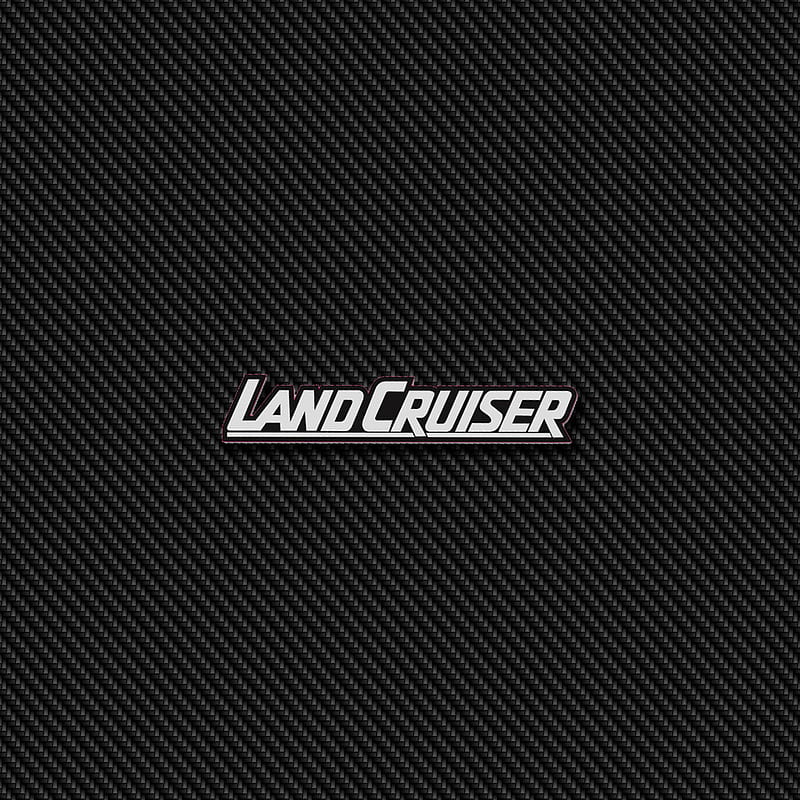Land Cruiser Carbon, badge, emblem, land cruiser, logo, toyota, HD phone wallpaper