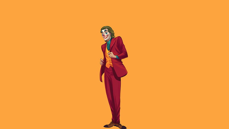 Creepy Joker 2020 Minimal, HD wallpaper