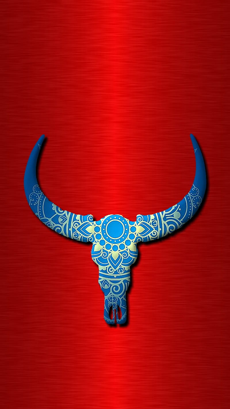 taurus3, art, background, bull, designs, digital art, taurus, zodiac, HD phone wallpaper