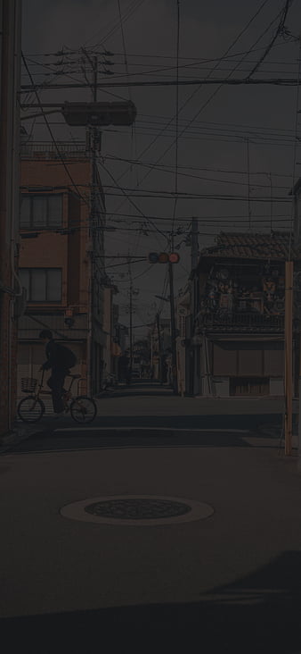 japon, Asia, dark, HD phone wallpaper