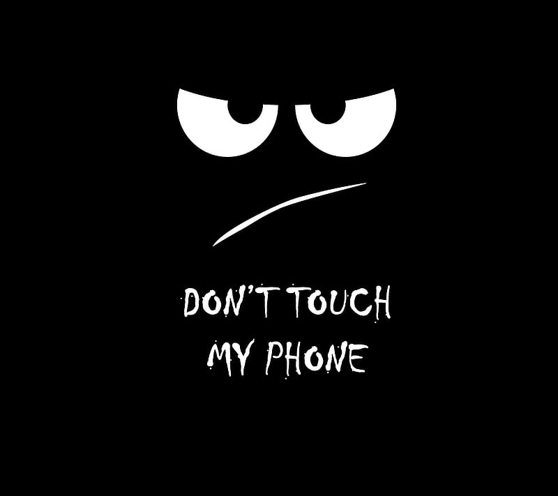 Dont Touch, eyes, face, line, lock, lockscreen, motto, saying, HD wallpaper  | Peakpx