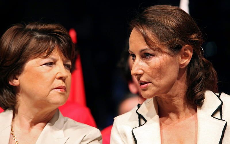 Two great friends, my bad scores, segolene royal, paris, martine aubry, politic, politique skz candidate for the presidential, royal, aubry, france, other, HD wallpaper