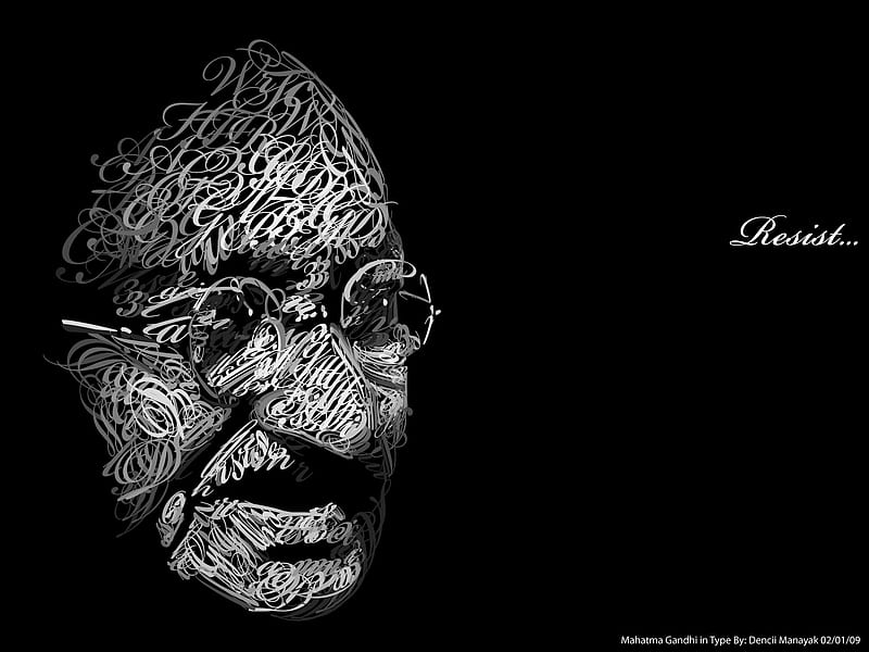 Mahatma Gandhi print by Bridgeman Images | Posterlounge