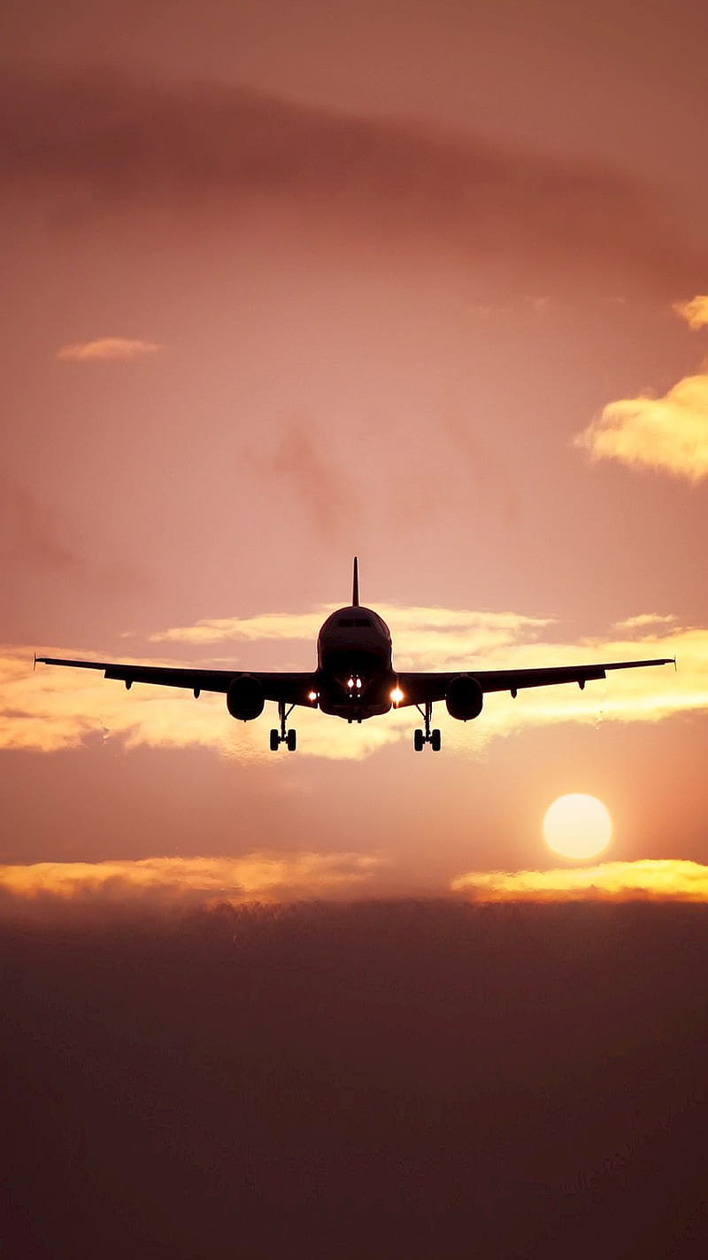 Takeoff, airplane, evening, late, sunset, twilight, HD phone wallpaper |  Peakpx