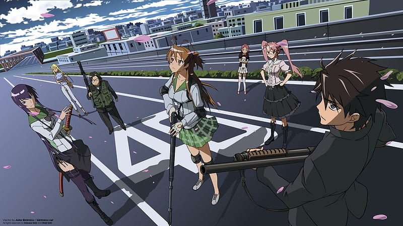 Anime Highschool Of The Dead 4k Ultra HD Wallpaper