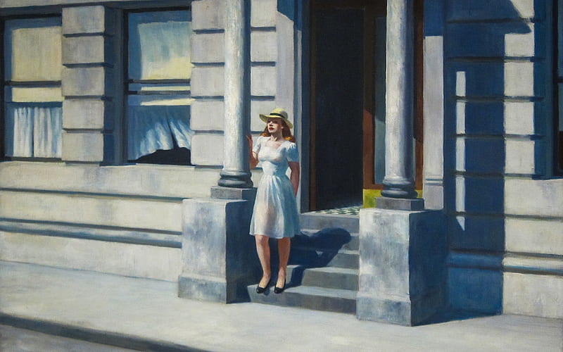 summer time, 1943, art, painting, HD wallpaper