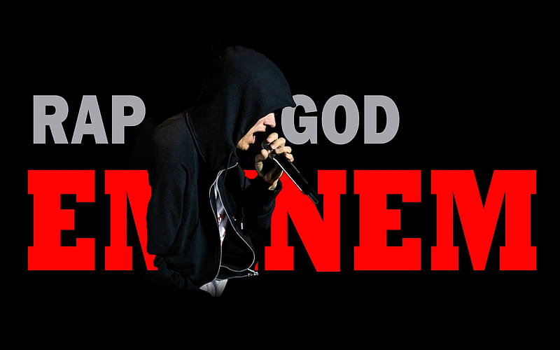 Eminem, band, black, black and white, call, cod, dope, eminem, rapgod, red,  trust, HD wallpaper | Peakpx
