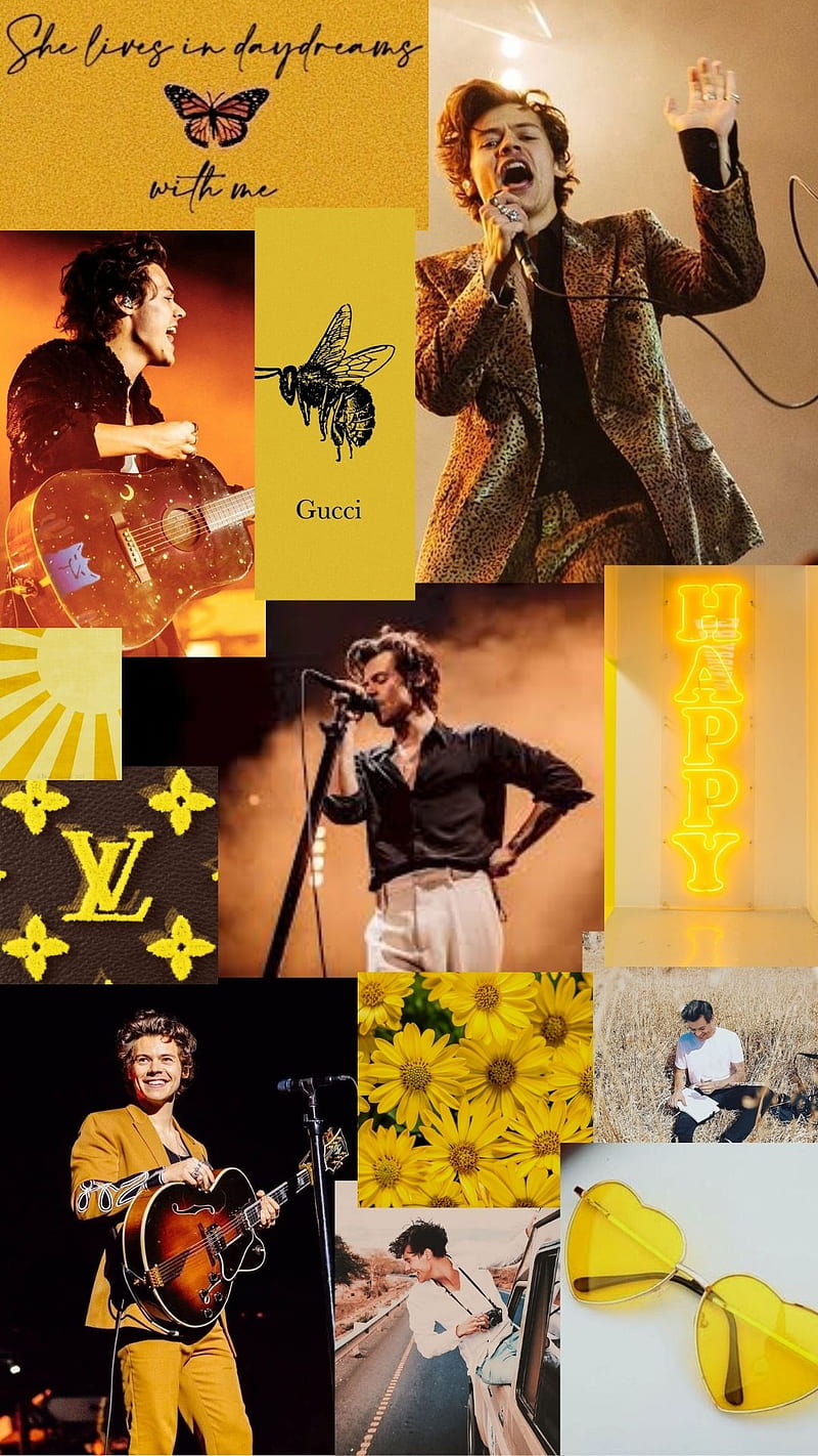Harry styles yellow, harrystyles, harrystylesyellow, luvix44, onedireciton,  HD phone wallpaper | Peakpx