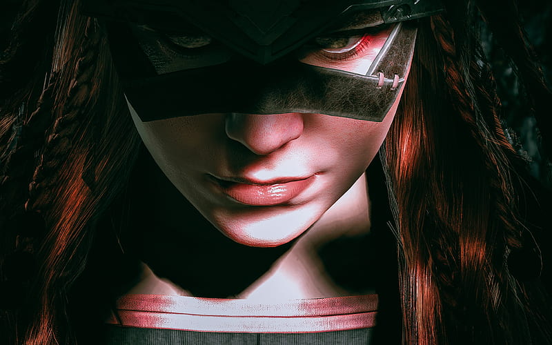 Aloy, close-up, artwork, 2019 games, Horizon Zero Dawn, female archer, RPG, HD wallpaper
